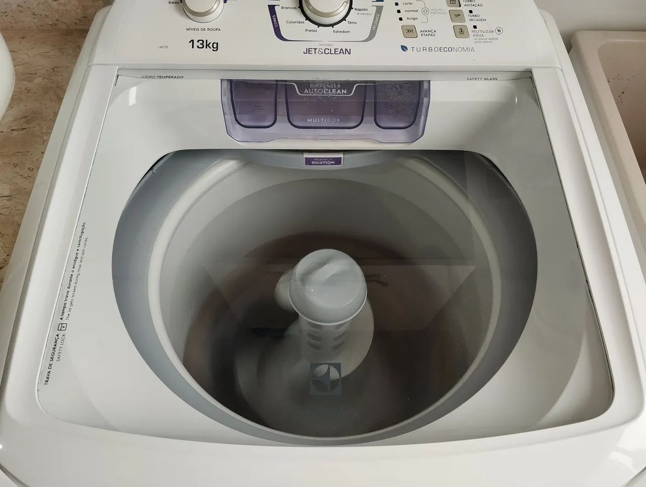 Máquina de Lavar Electrolux 13kg Jet&Clean