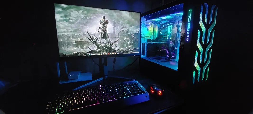 PC Gamer+Monitor Gamer 24 Polegadas 240hz - Computadores e Desktops ...