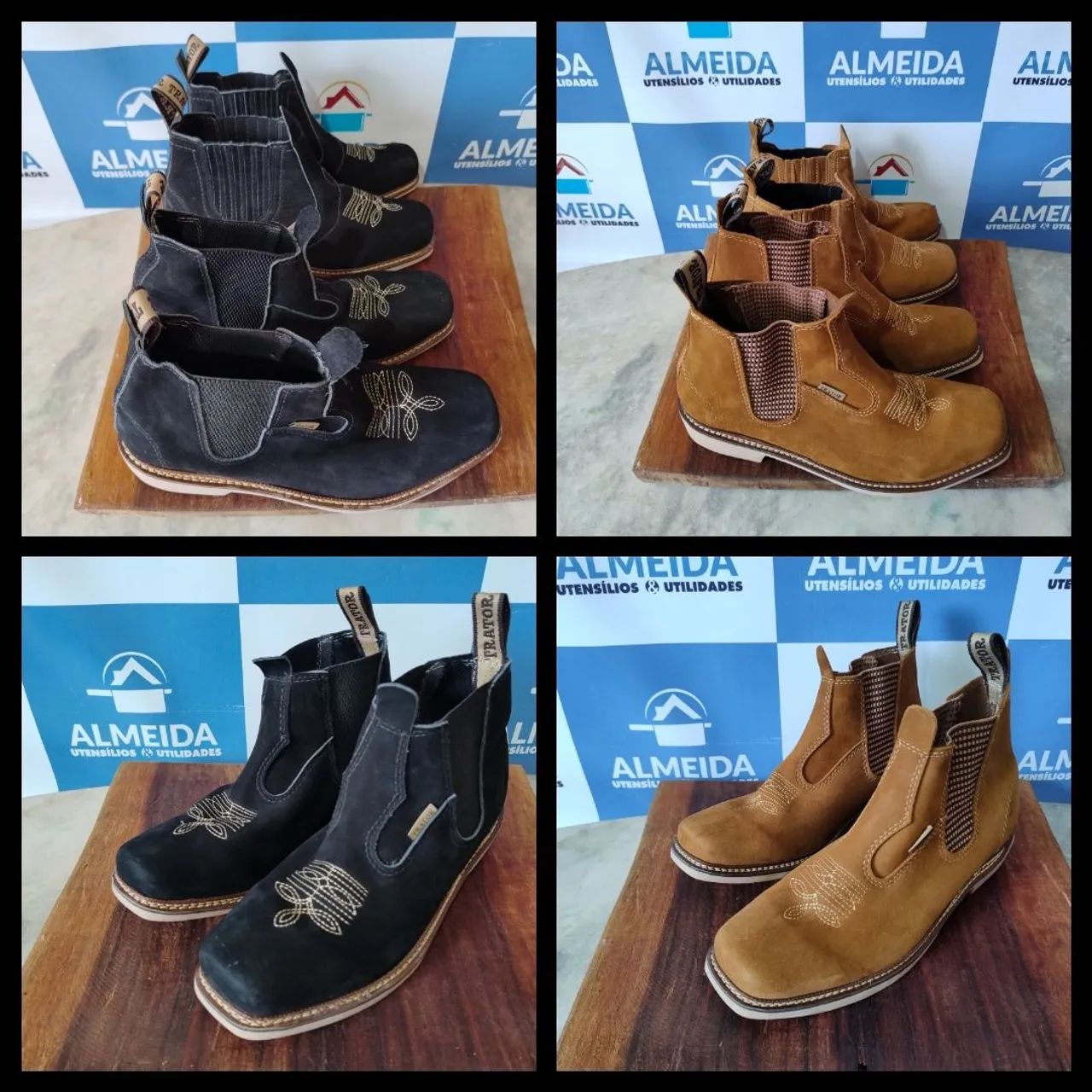 Botina com bordado solado látex Oferta de Natal 180 reais avista 