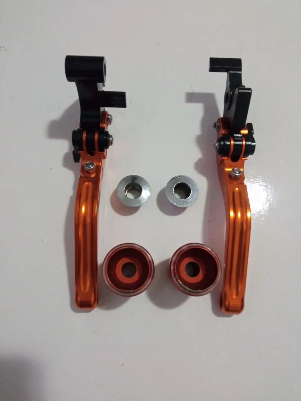 Kawasaki Ninja 300/Z-300 par de manetes esportivos+ slide de balança traseira  - Foto 3