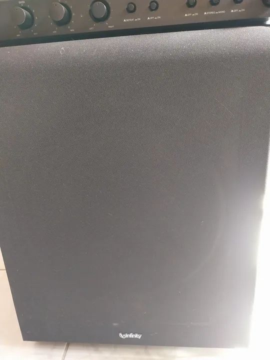 Caixa de Som Subwoofer Infinity  zPs.212 400 watts.  - Foto 4