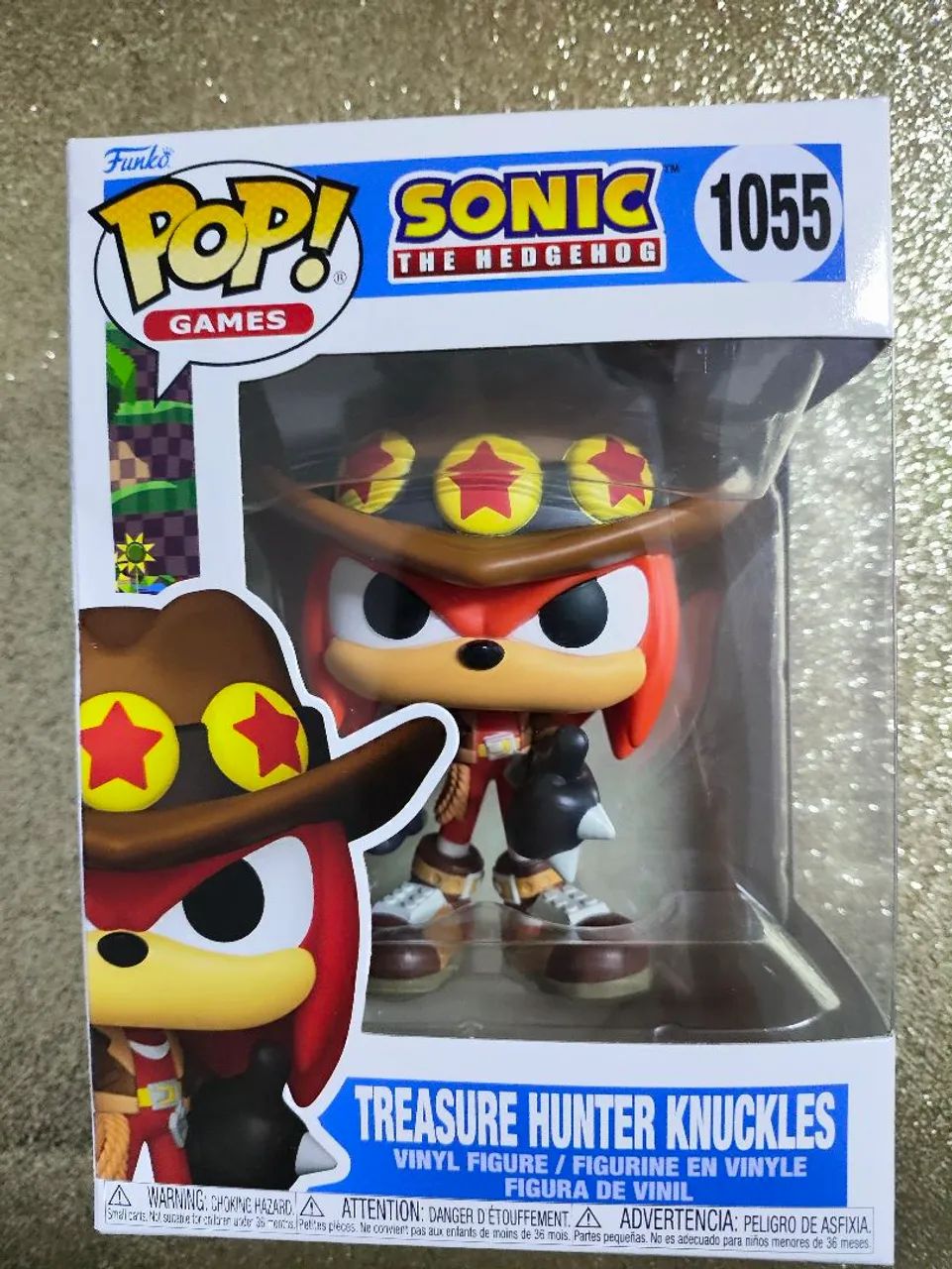 Funko Pop! Original Sonic - Knuckles caçador de tesouros