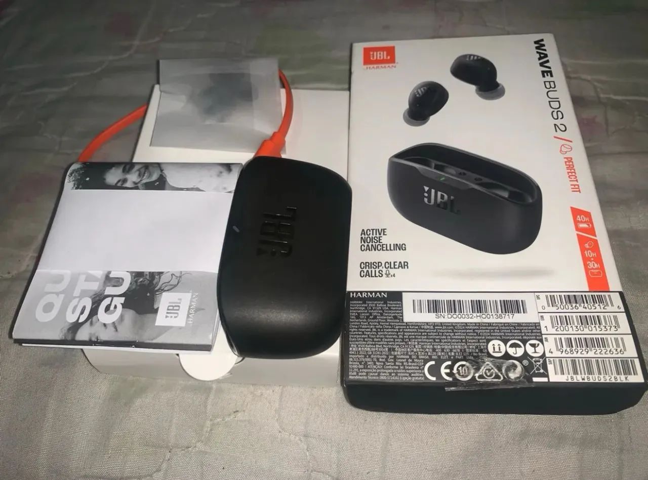 JBL Wave Buds 2 - Fones de Ouvido Bluetooth com Cancelamento de Ruído - Foto 2