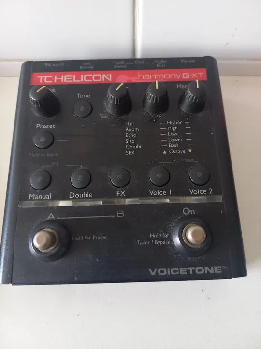 Pedal de Voz e Violão TC-Helicon Harmony G-XT - Instrumentos