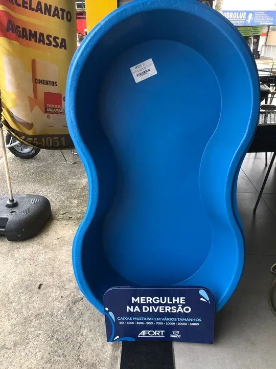 Piscina 300l Polietileno feijão NOVA - Foto 3