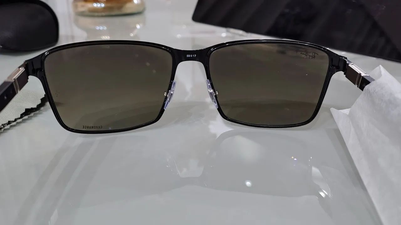 Óculos Rayban RB3721CH Polarizado Chromance - Foto 4