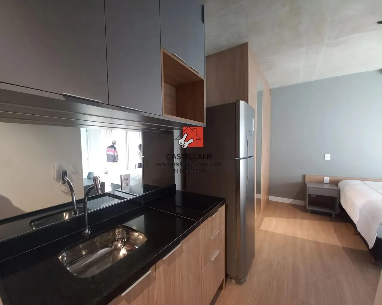 Studio para Locação em São Paulo, Indianópolis, 1 dormitório, 1 banheiro