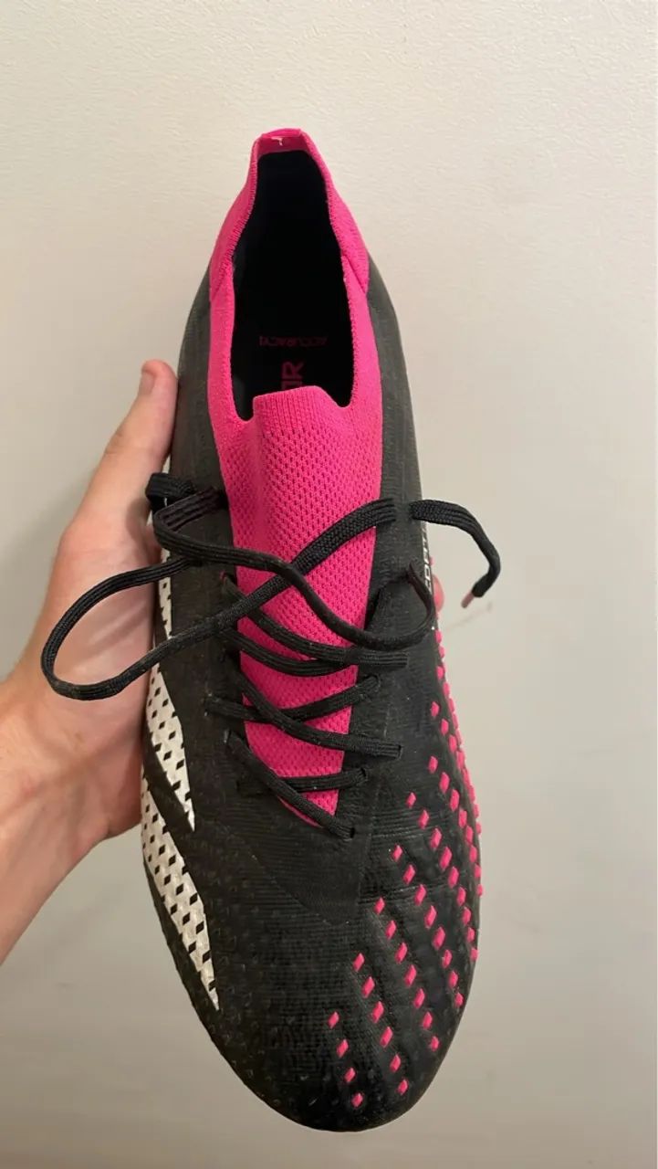 Chuteiras Adidas Predator 42 PROFISSIONAL trava de alumínio - Futebol - Foto 4