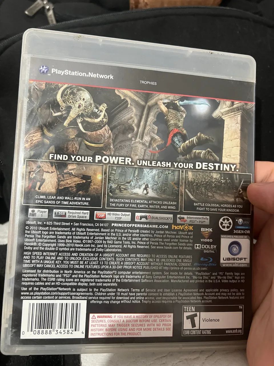 Prince Of Persia The Forgotten Sands - Promo Press - Sony