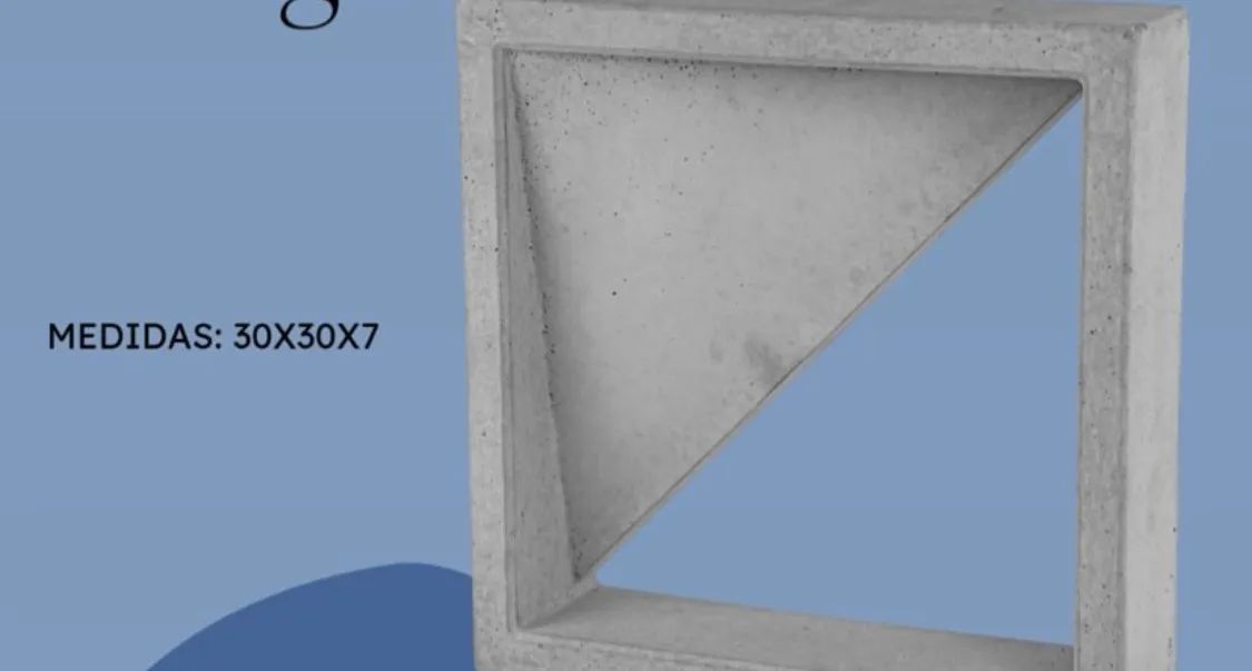 Bloco de Concreto para Parede 30x30x7cm
