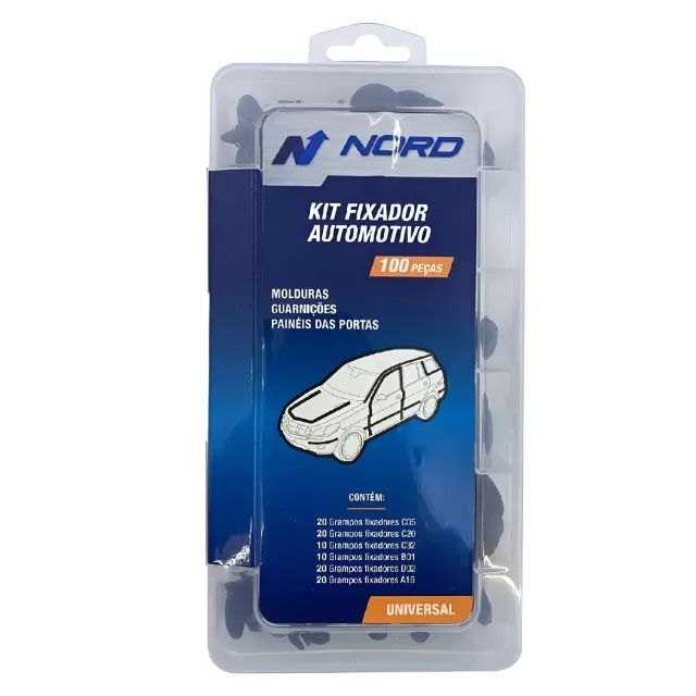 Kit Fixador Automotivo 100 Peças 450001  - Foto 3