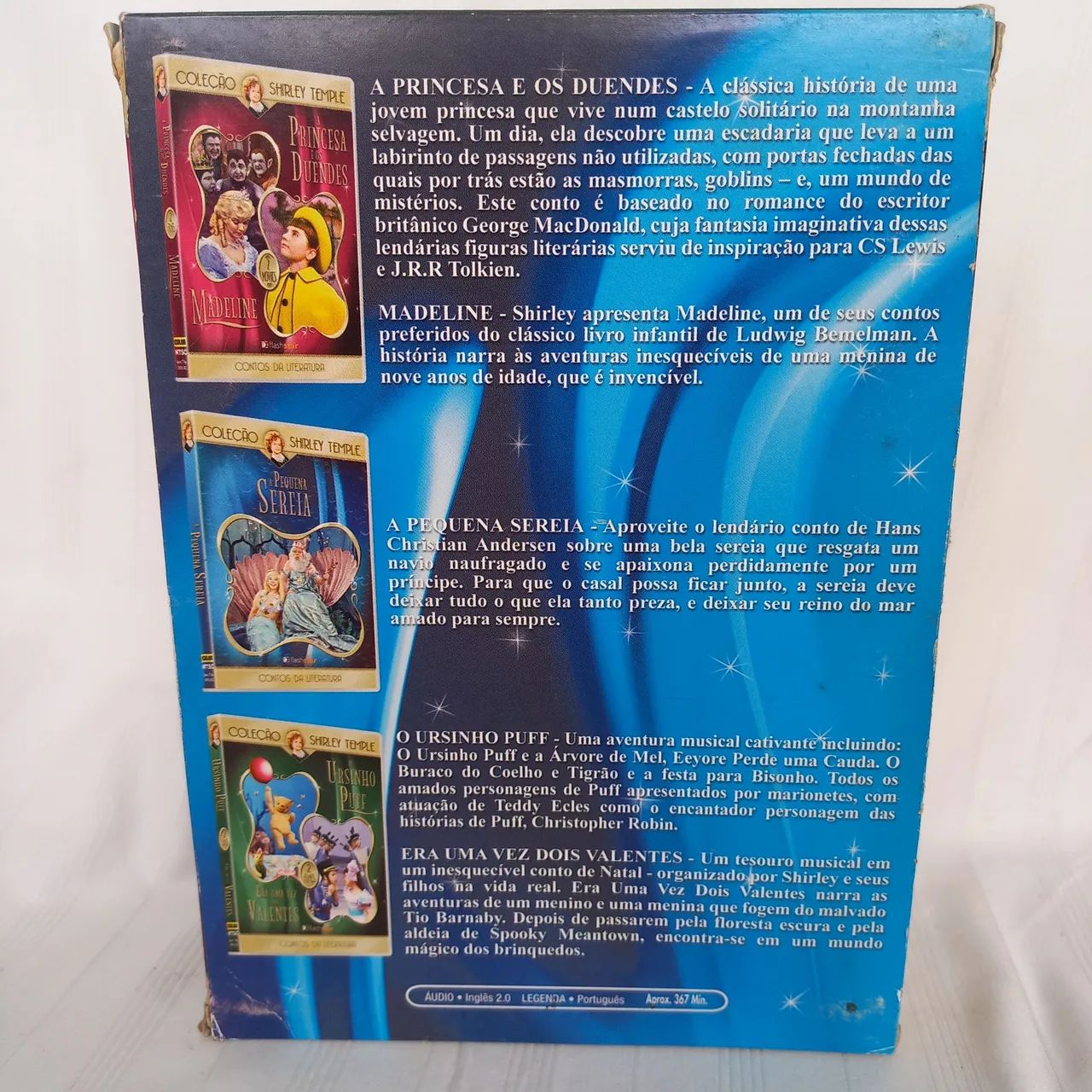 SHIRLEY TEMPLE (BOX C/ 3 DVDS E 5 FILMES) - Foto 3