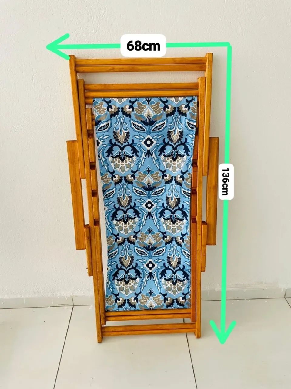 CADEIRA ESPREGUIÇADEIRA ENVERNIZADA - Foto 3