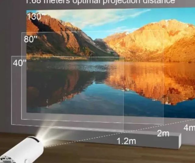 Projetor Magcubic Hy300 4K Android Tv - Foto 6