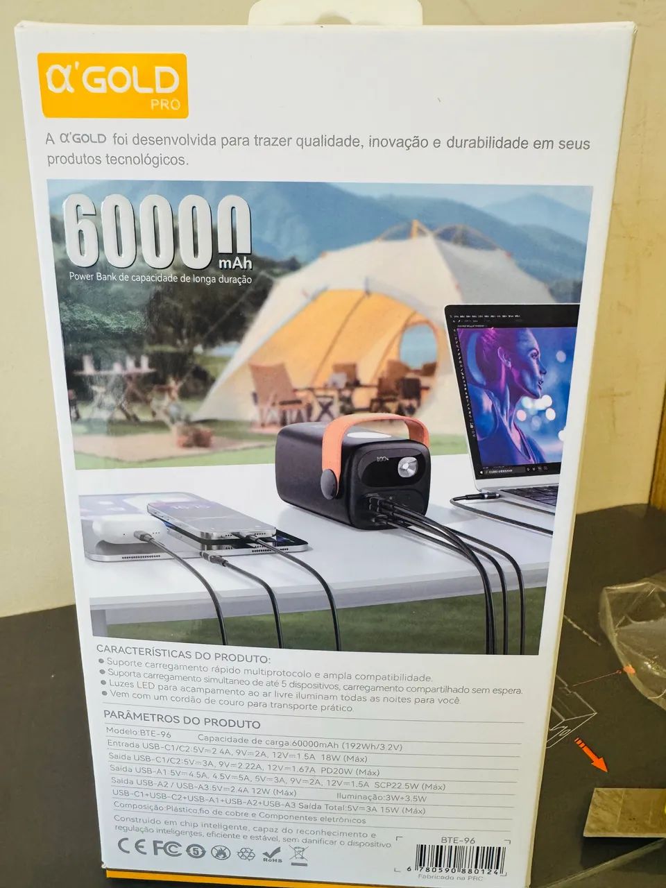 Carregador power bank 60000 ideal para starlink  - Foto 2