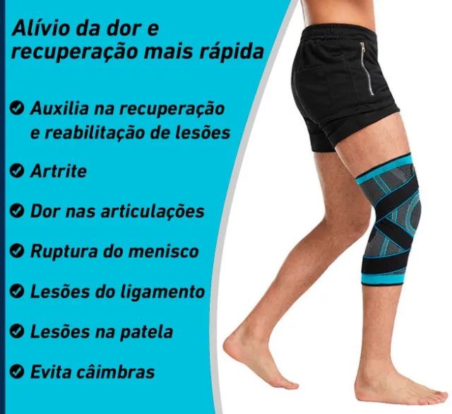 Joelheira Articulada Ajustável Elástica - Foto 2