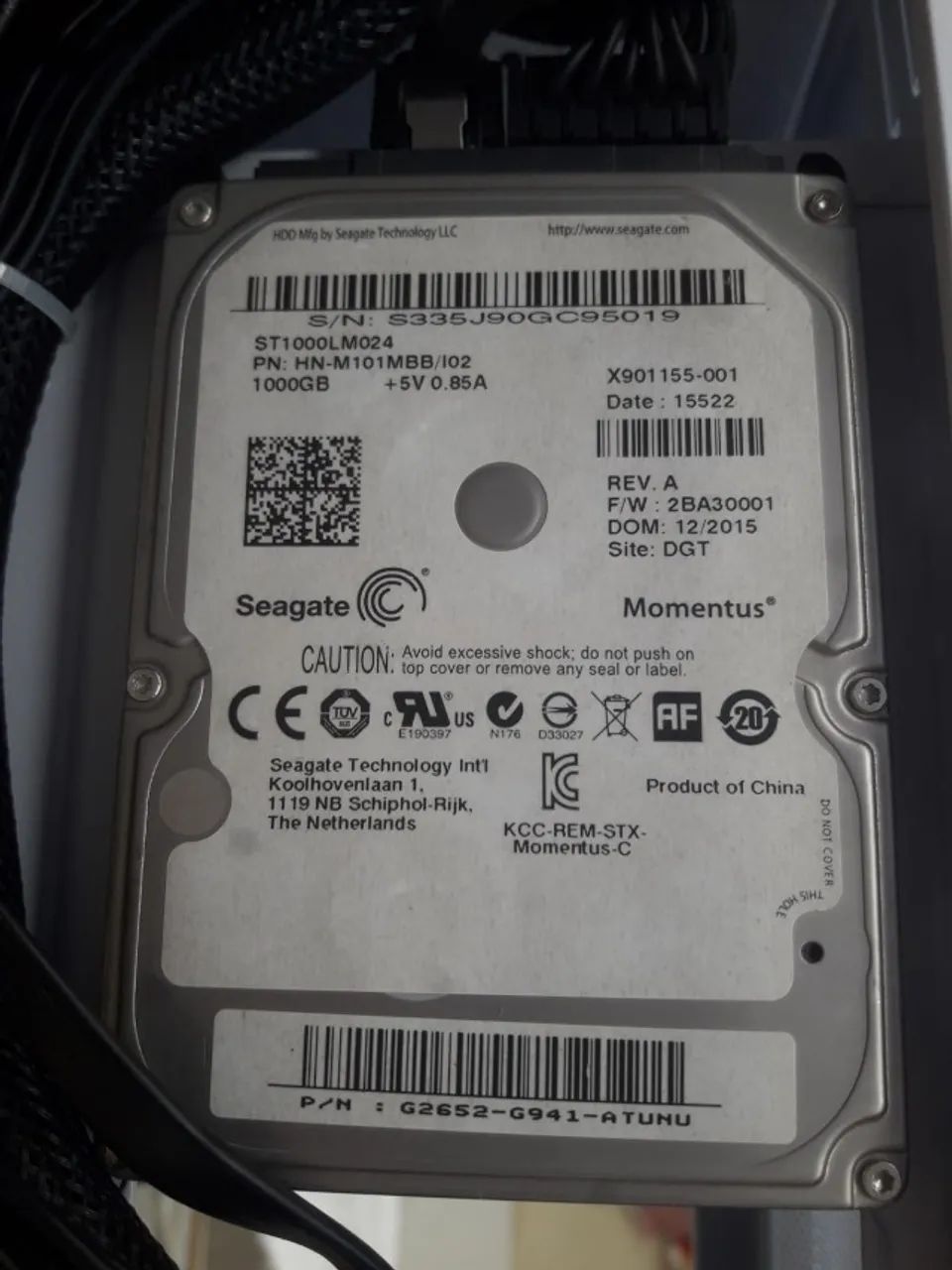 HDD 1TB seagate 2.5'' - Foto 2