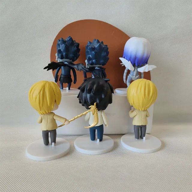 Kit 6 Bonecos de Death Note - Miniaturas de L, Light Yagami (Kira) e Ryuk - Foto 2