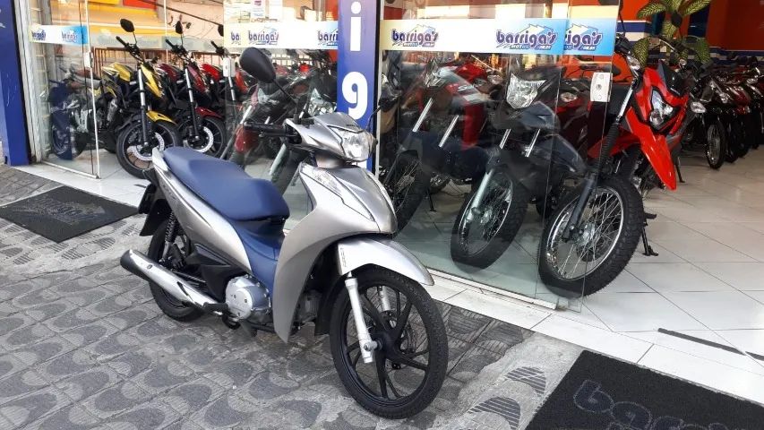 Honda Biz 125i 2021 Prata Impecável - Foto 5