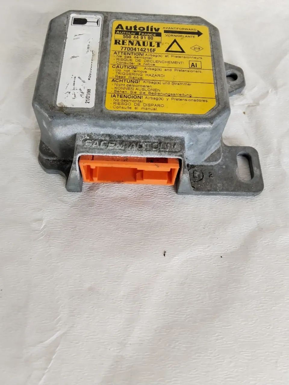 Modulo airbag Renault Laguna 550449100 / *6f - Foto 3