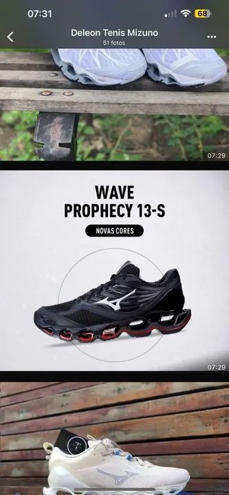 Tênis Mizuno Wave Prophecy 13 azul ? bb - Foto 5