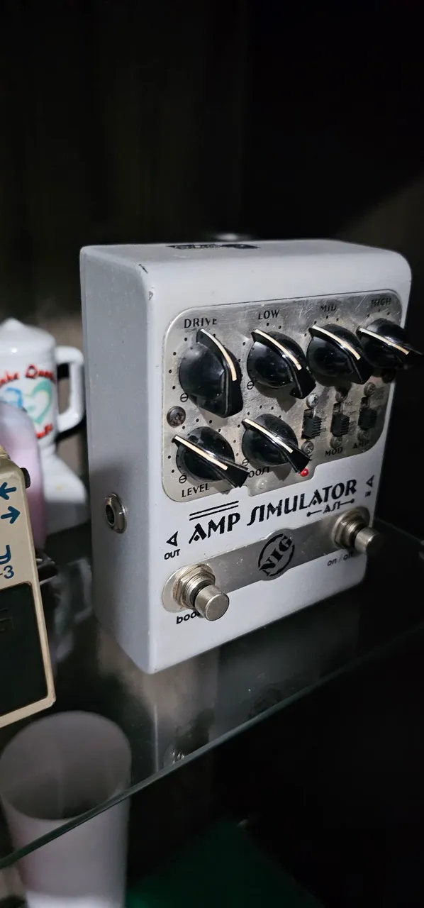 Pedal de Guitarra Amp Simulator Nig