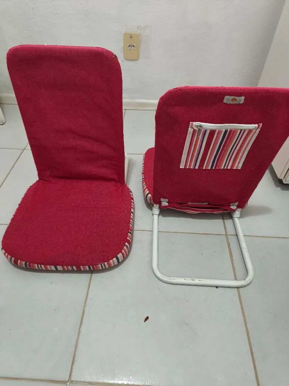 Cadeira Meditação Dobrável e Acolchoadas Arte de viver 