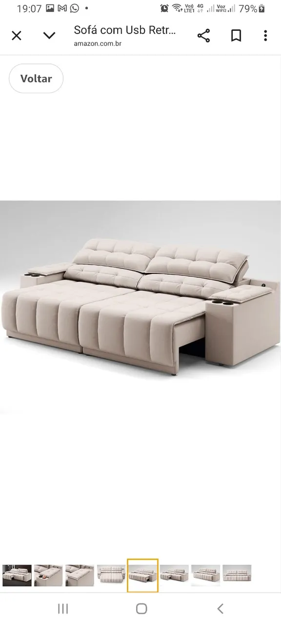 Sofa bicama temo com recosto R$ 450,00 fotos ilustrativas