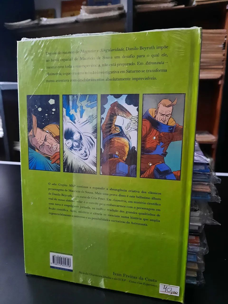 ASTRONAUTA-ASSIMETRIA - graphic msp-editora panini comics(Maurício de Sousa) - Foto 5
