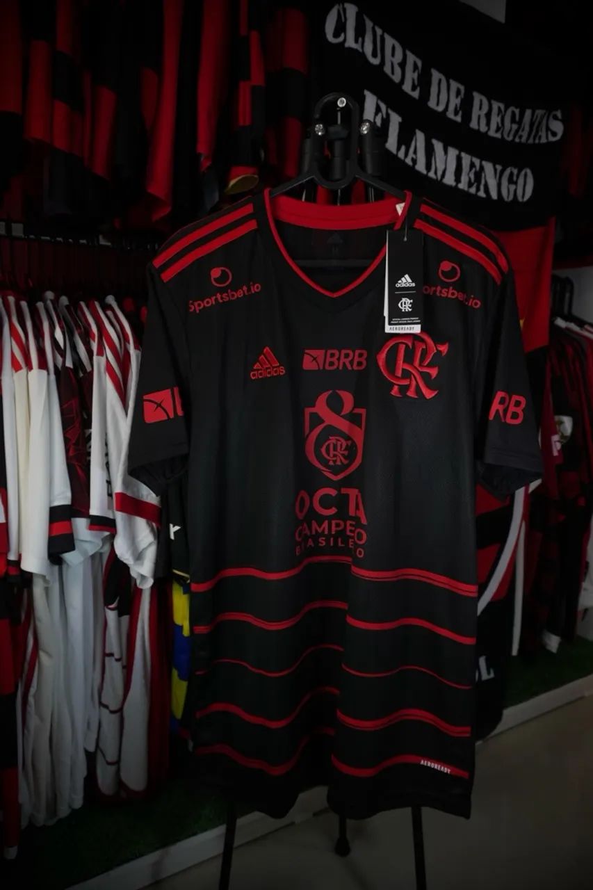Camisa Flamengo patch octacampeão brasileiro