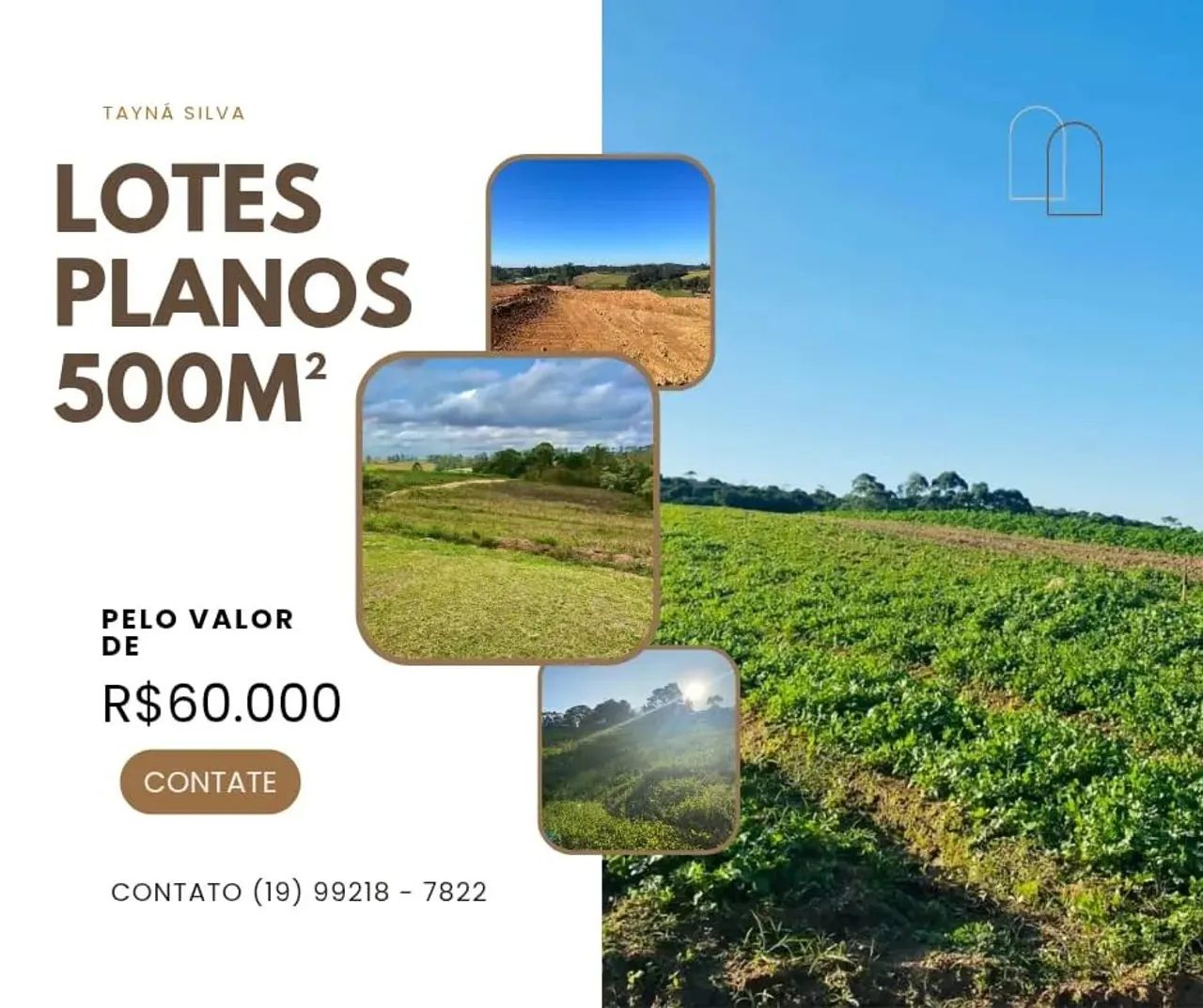 LEGADO FAMILIAR: 500m² por MENOS QUE UM CARRO (R$60mil à vista)!