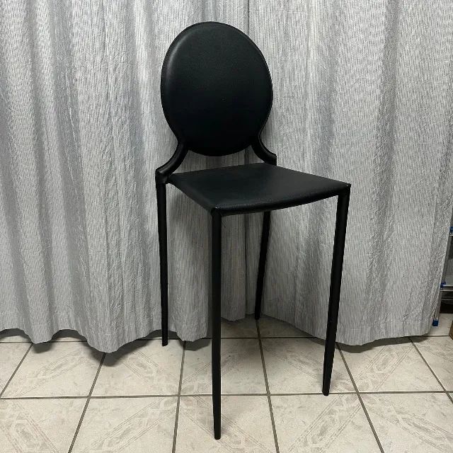 Banqueta para foto estilosa preta design