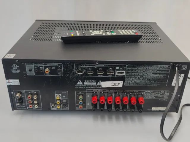 Receiver Denon Avr-1611 7.1 C/ Controle, Funcionando 100