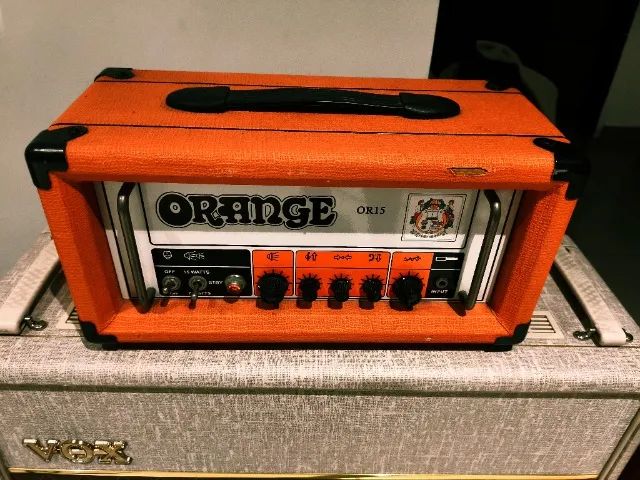 Cabeçote Orange OR15 Valvulado timbre top e organico