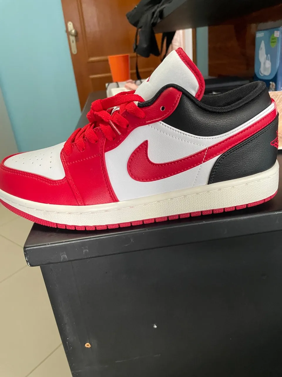 Air Jordan 1 Low - Vermelho e Branco