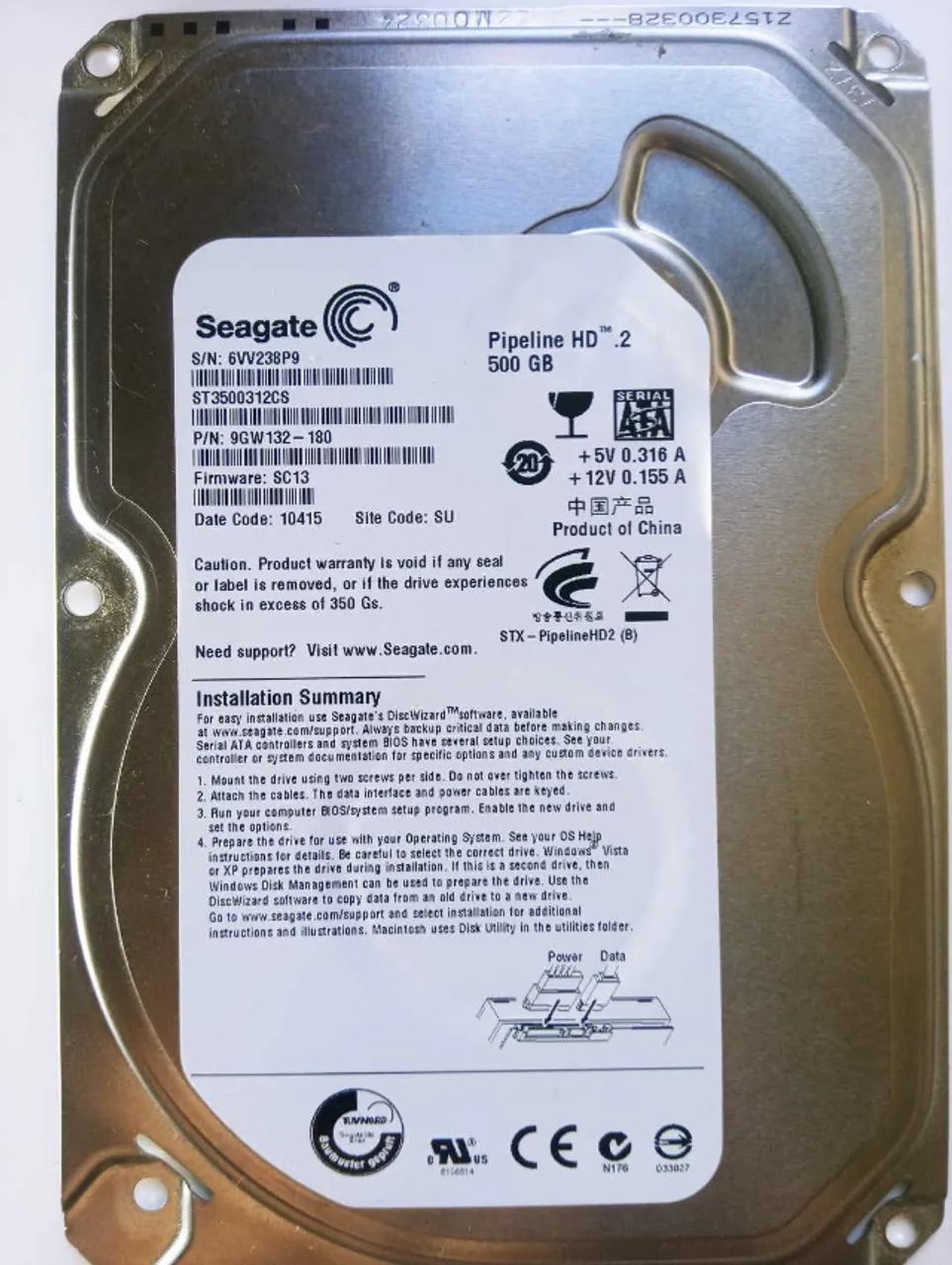 Placa Lógica HD Seagate ST3500312CS - Foto 5