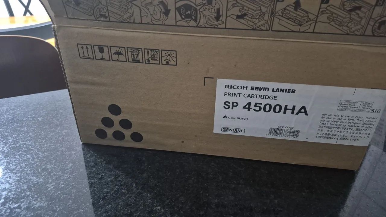 Cartucho de Impressora Ricoh Savin Lanier SP 4500HA - Original