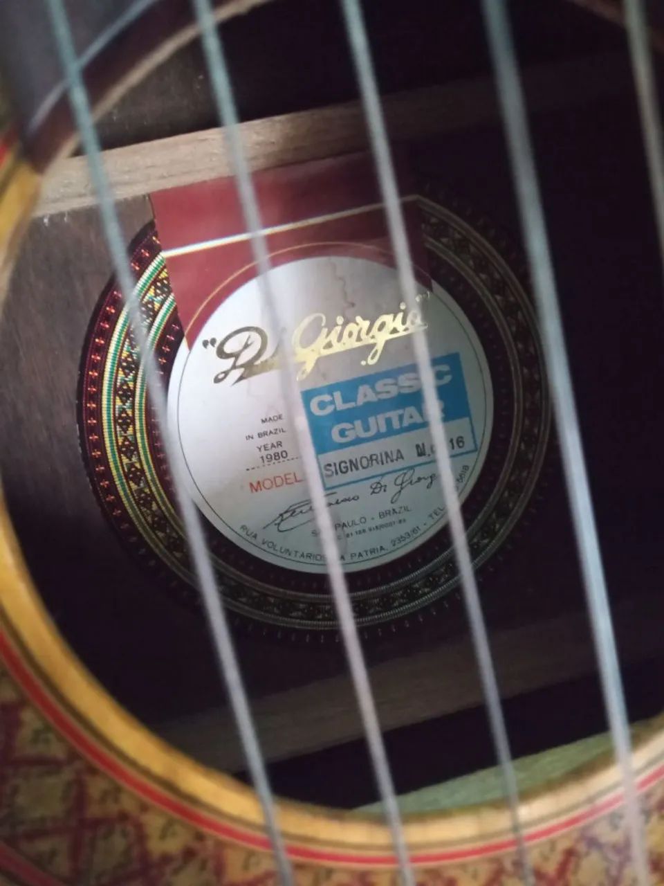 Violão Di Giorgio Clássico Antigo - Foto 3