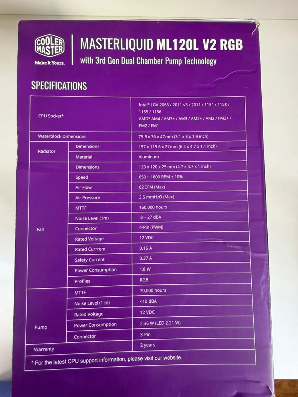 Cooler Master MasterLiquid ML120L V2 RGB - Foto 2