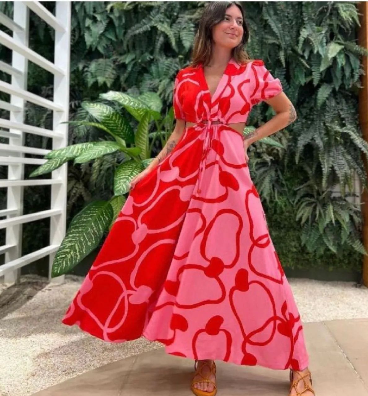 Vestido Floral Elegante Farm P  - Foto 2