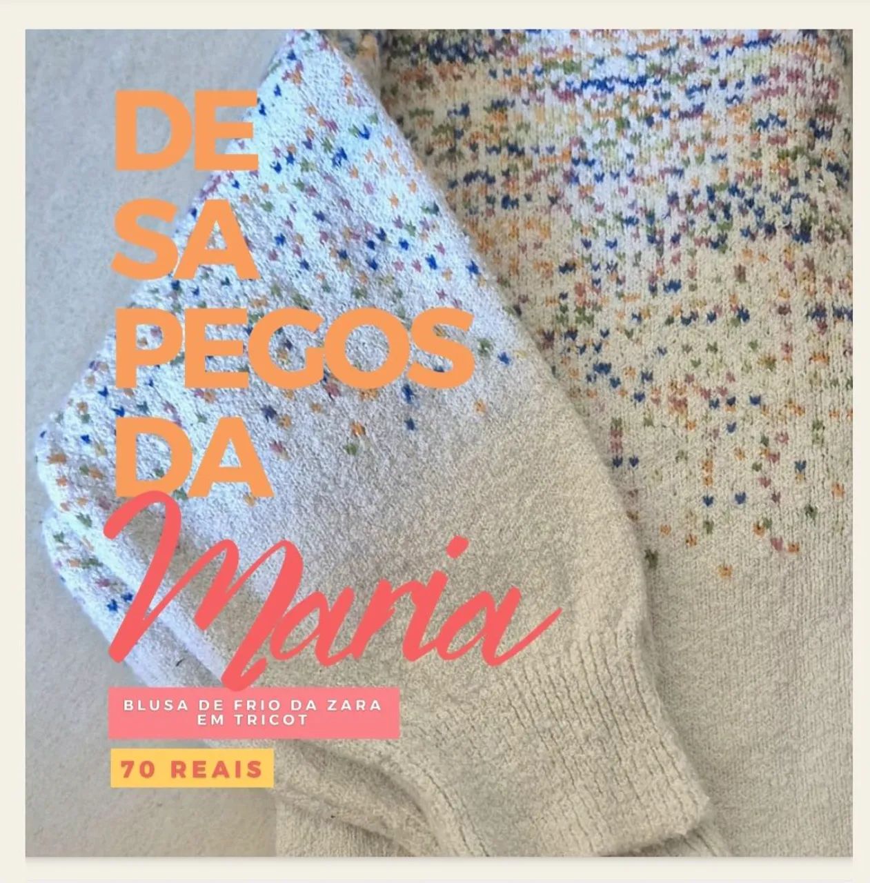 Blusa de Frio Tricot Zara Infantil Roupas Infantis Centro-Sul