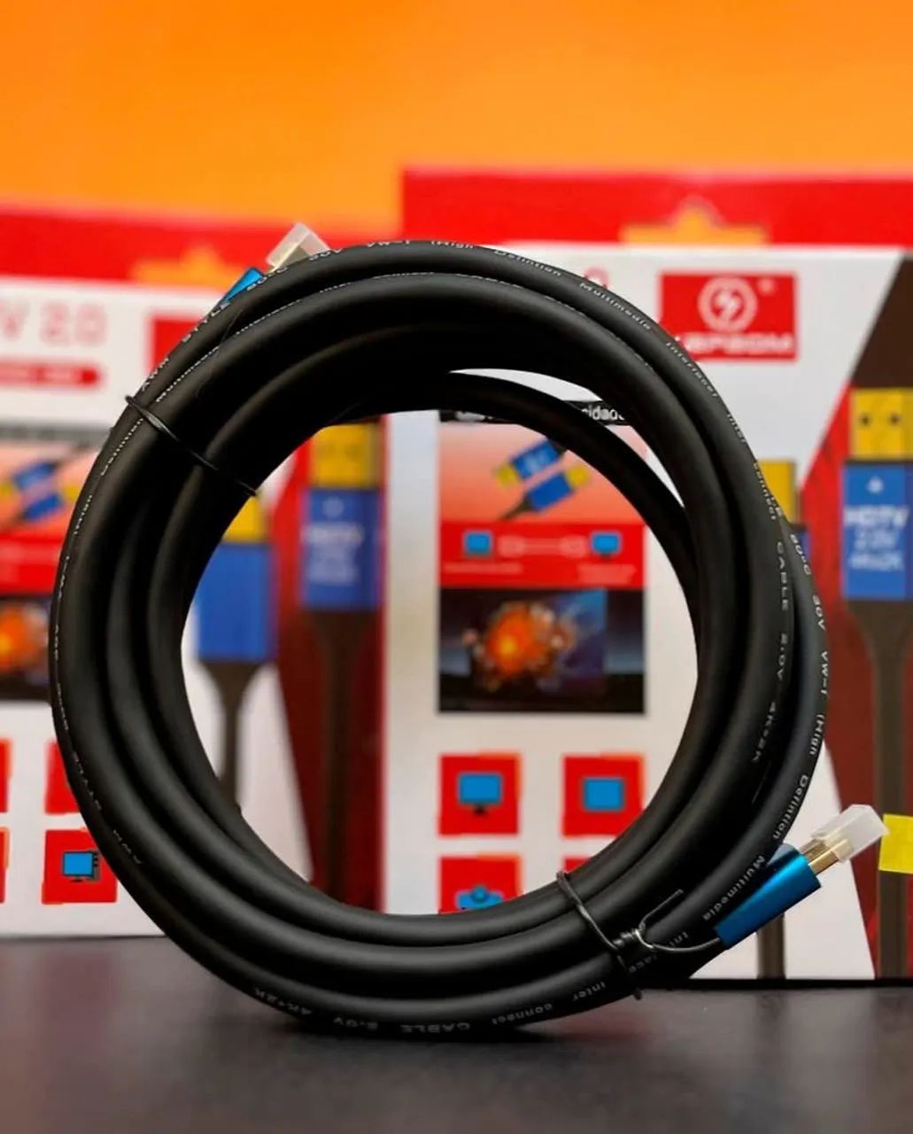 Cabo HDMI 3 Metros 2.0 HDTV 4K KAPBOM KA-2HD-3M - Foto 3
