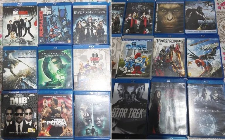 COLEÇÃO DE FILMES EM BLU-RAY ? QUALIDADE DE CINEMA NA SUA CASA!