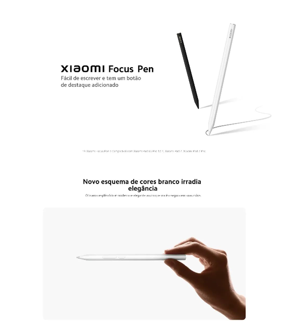 Xiaomi Focus Pen Lancamento - Tablets e E-Readers - Miramar