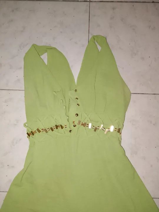 Macacão verde feminino lindo e sofisticado  - Foto 2