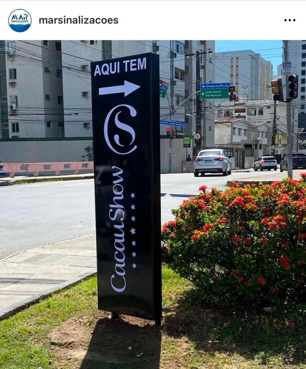 Letreiros, Placas em ACM e Sinalizações  é  com a MAR sinalizações 