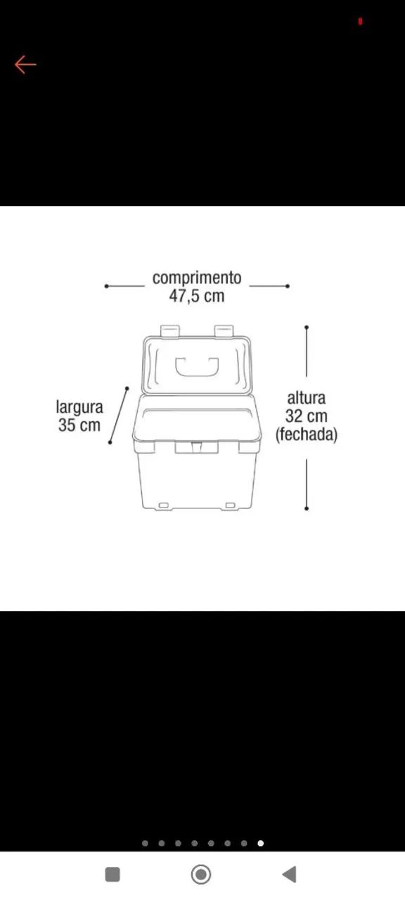 Maleta Mega Box nova  - Foto 3