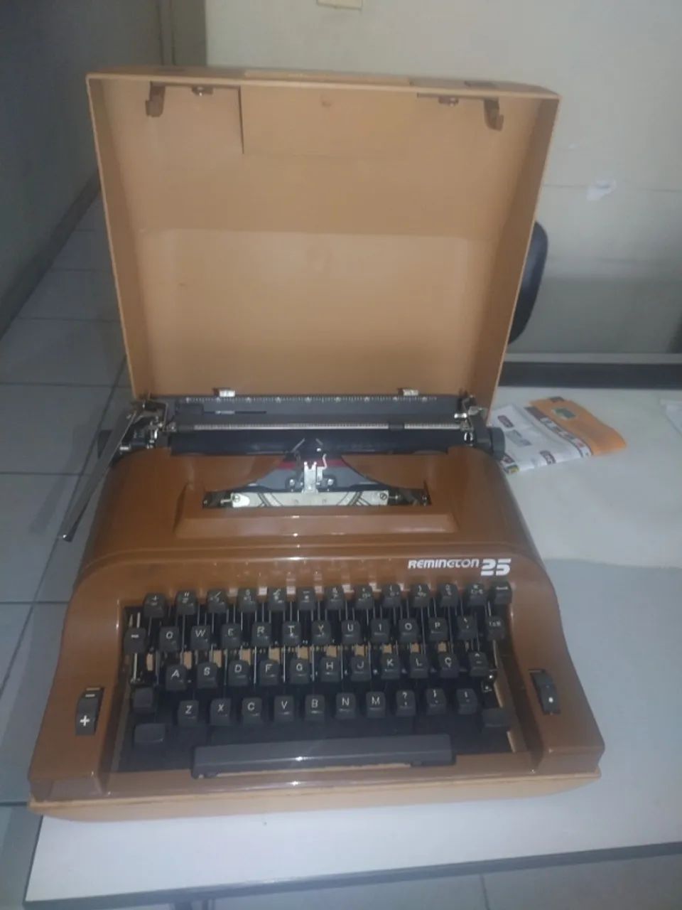 MAQUINA DE ESCREVER REMINGTON 25 - NUNCA USADA - NOVA - RARIDADE