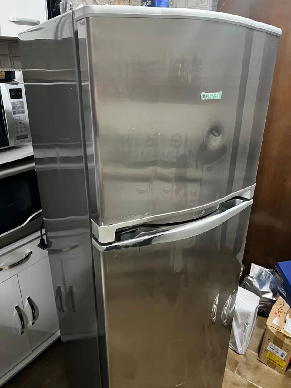 Geladeira Consul Inox 127v - Foto 5