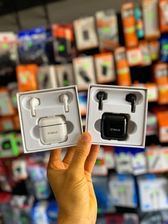 FONE DE OUVIDO BLUETOOTH TWS MODELO GOLD FN-B04 - Foto 2